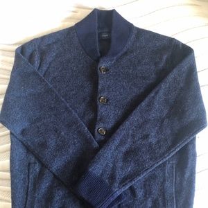 Men’s wool button up sweater